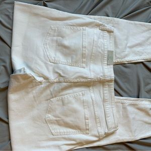 Cropped high rise jeans